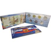 Набор монет - Крымский полуостров, 2014 год, (7 монет и банкнота)
