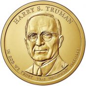 1 доллар - 33-й Президент - Гарри Трумэн, США, 2015 год