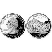 25 центов - Штат № 38 Колорадо, США, 2006 год