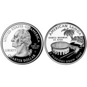 25 центов - Штат № 54 Американское Самоа, США, 2009 год