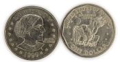 1 доллар - Сьюзан Энтони, США, 1999 год