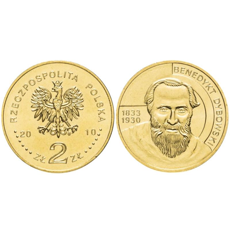 2 злотых - Бенедикт Дыбовский, Польша 2010 год