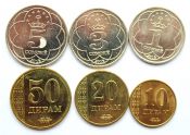 Набор монет - Таджикистан, 2018 года (6 монет)