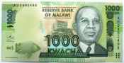 Банкнота 1000 квач - Малави, 2013 год, UNC