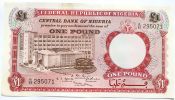 Банкнота 1 фунт 1967 года - Нигерия, UNC