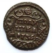Полушка 1736 год