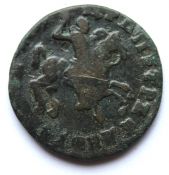 Копейка 1713 год, без букв под конем