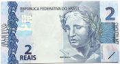Банкнота 2 реала 2010 года - Бразилия, UNC