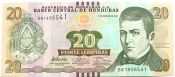 Банкнота 20 лемпир - Гондурас, 2012 год, UNC