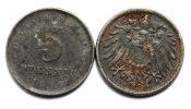 5 пфеннигов - Германская империя, 1919 год