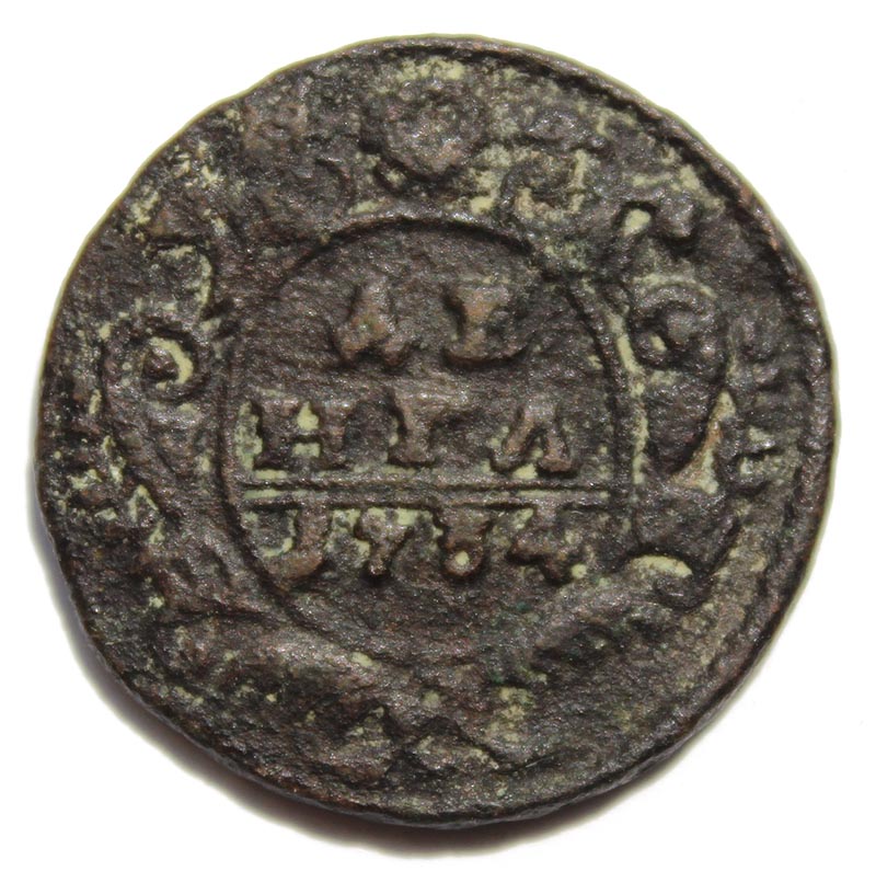 Денга 1734 год