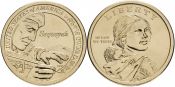 1 доллар - "Коренные Американцы - Секвойя", 2017 год