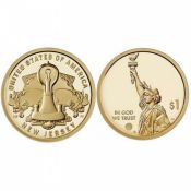 1 доллар - "Американские инновации - Лампа Эдисона", США, 2019 год, двор P