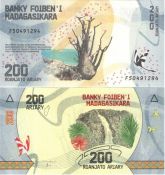 Банкнота 200 ариари - Мадагаскар, 2017 год