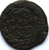 Полушка 1768 год