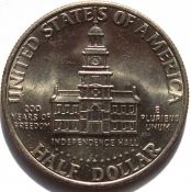 Пол доллара - 200 лет независимости США