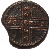 1 копейка 1728 год, Москва, брак кружка