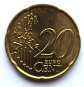 20 евроцентов - Бельгия, 2012 год, UNC