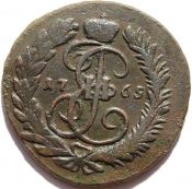 2 копейки 1765 год мм