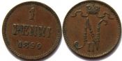 1 пенни - Русская Финляндия, 1899 год