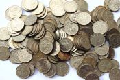 50 монет - 5 копеек с 1997 года
