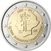 2 евро - 75-летие музыкального конкурса имени королевы Елизаветы, Бельгия, 2012 год, UNC