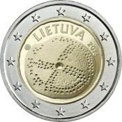 2 евро - Балтийская культура, Литва, 2016 год, UNC