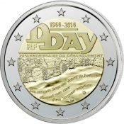 2 евро - 70 лет высадке в Нормандии, Франция, 2014 год, UNC