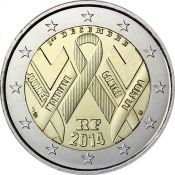 2 евро - Всемирный день борьбы со СПИДом, Франция, 2014 год, UNC