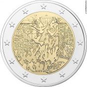 2 евро - 30 лет падению Берлинской стены, Франция, 2019 год, UNC