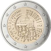 2 евро - 25 лет объединению Германии, Германия, 2015 год, UNC