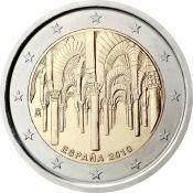 2 евро - ЮНЕСКО - Исторический центр города Кордова, Испания, 2010 год, UNC