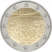 2 евро - 100 лет первому заседанию Дойл Эреан, Ирландия, 2019 год, UNC