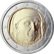 2 евро - 700 лет со дня рождения Джованни Боккаччо, Италия, 2013 год, UNC